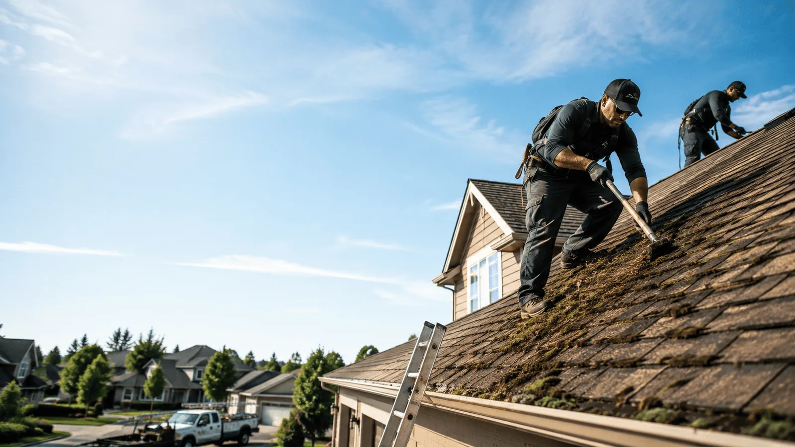 Roof Moss Removal in Ashville, OH near me